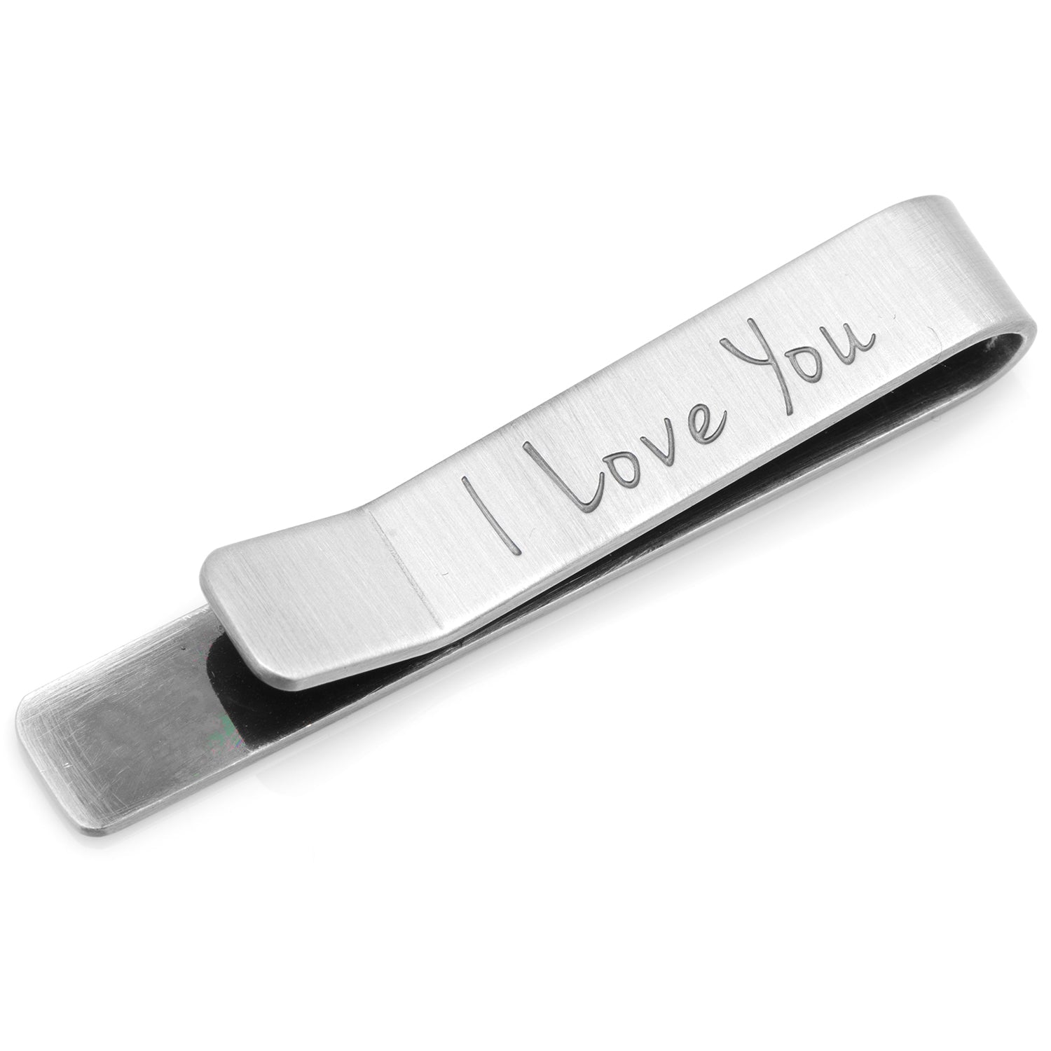 I Love You Hidden Message Tie Bar - SARTORO14