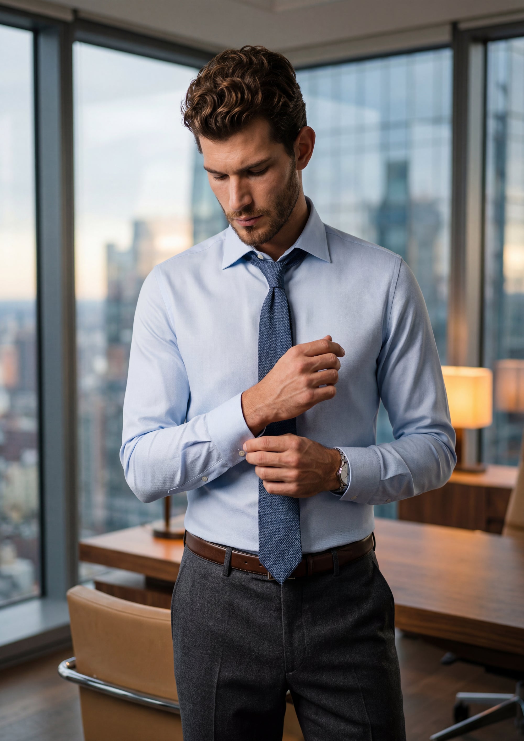 ice-blue-basket-weave-shirt-executive-office876