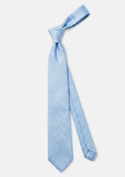 Ice Blue Pinstripe Tie - SARTORO212