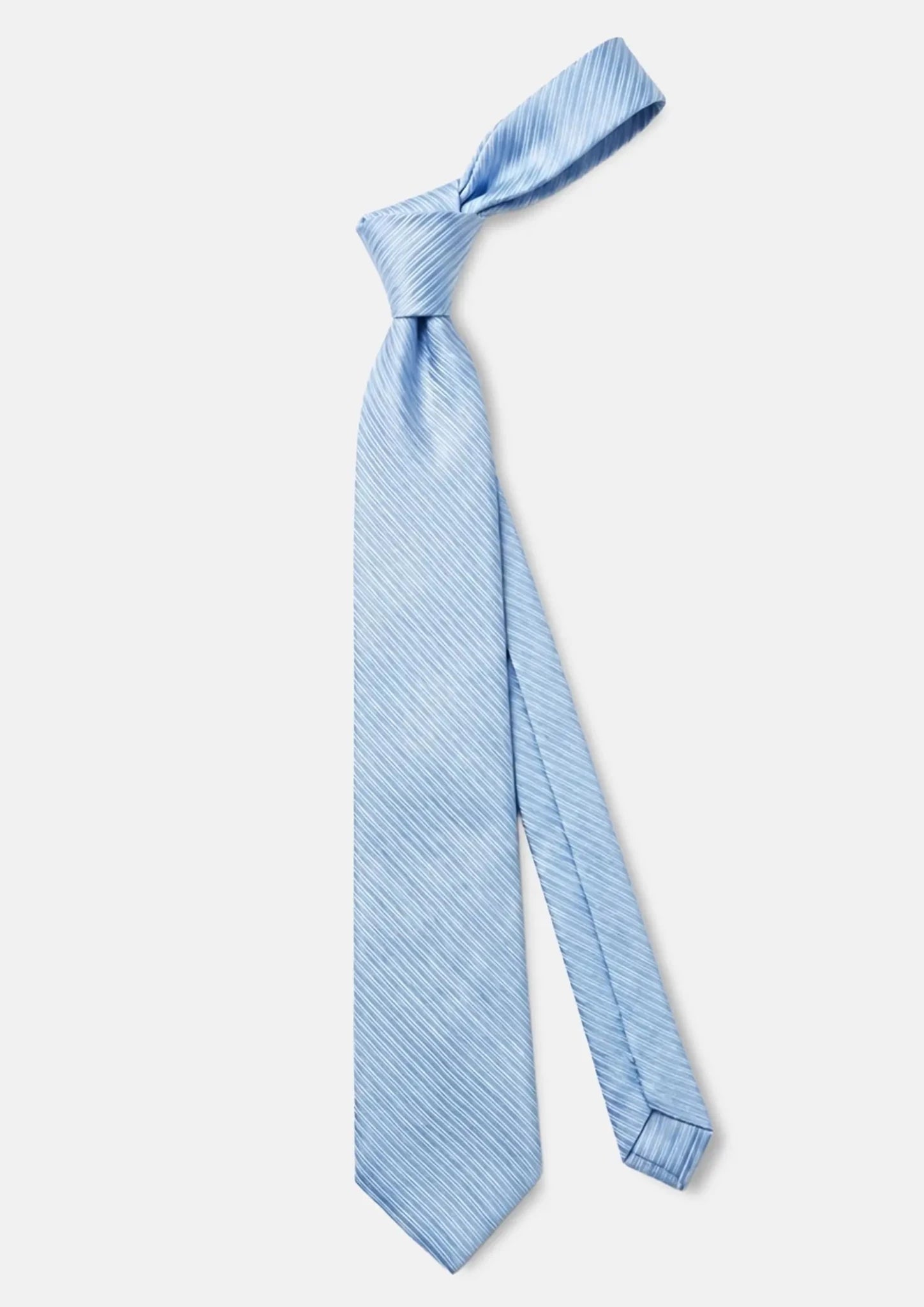 Ice Blue Pinstripe Tie - SARTORO221