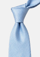 Ice Blue Pinstripe Tie - SARTORO966
