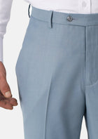 Ice Blue Twill Pants - SARTORO556