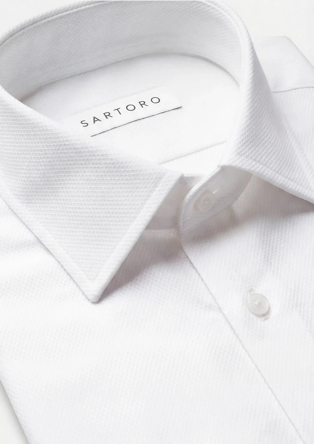 Icy White Diamond Weave Shirt691