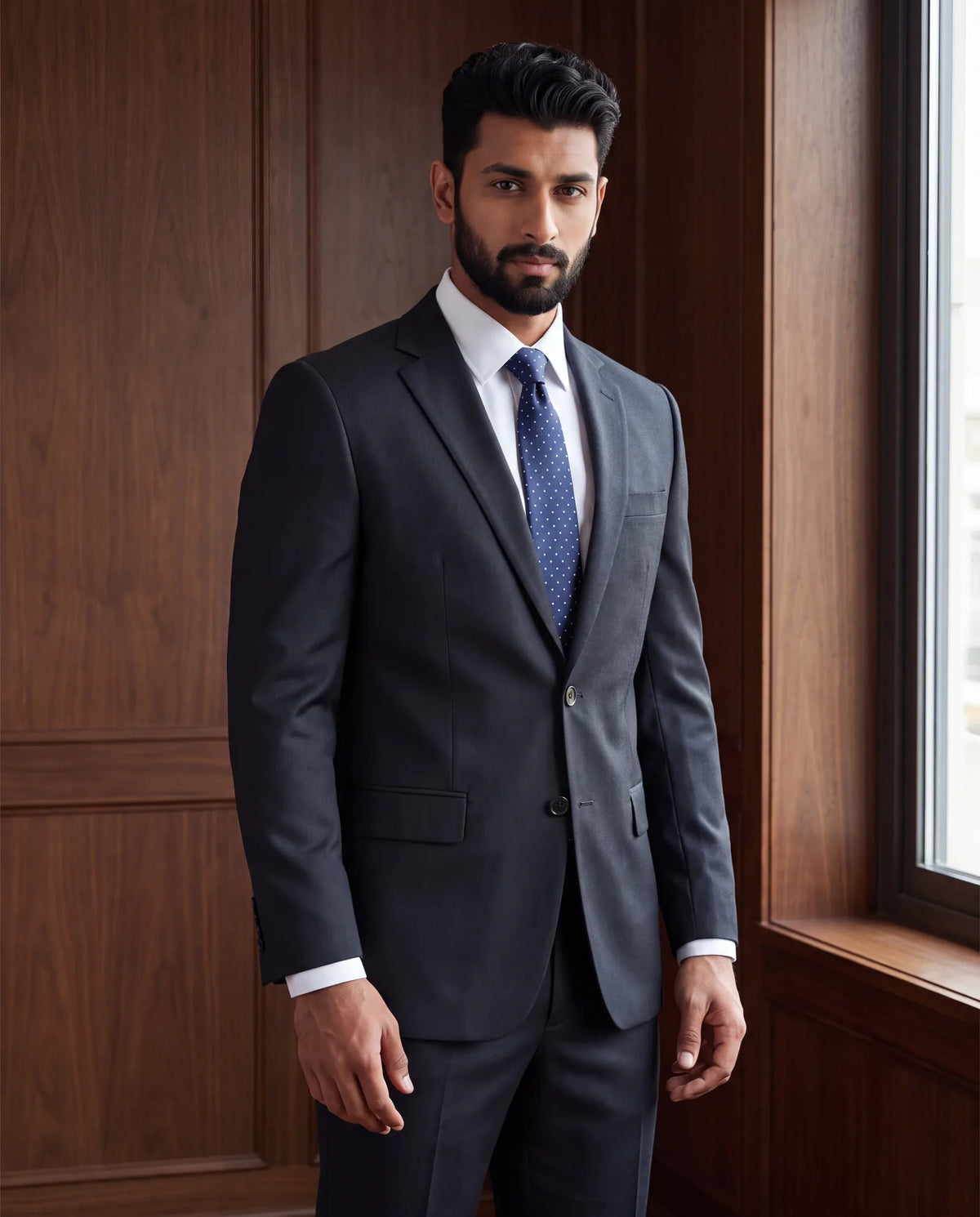 Going for a finance or law job? Those fields allow the least variety, so keep the cloth solid, the shirt white and the tie pattern small.