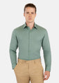 Jade Green Linen Shirt - SARTORO