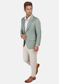 Jade Green Performance Wool Jacket - SARTORO