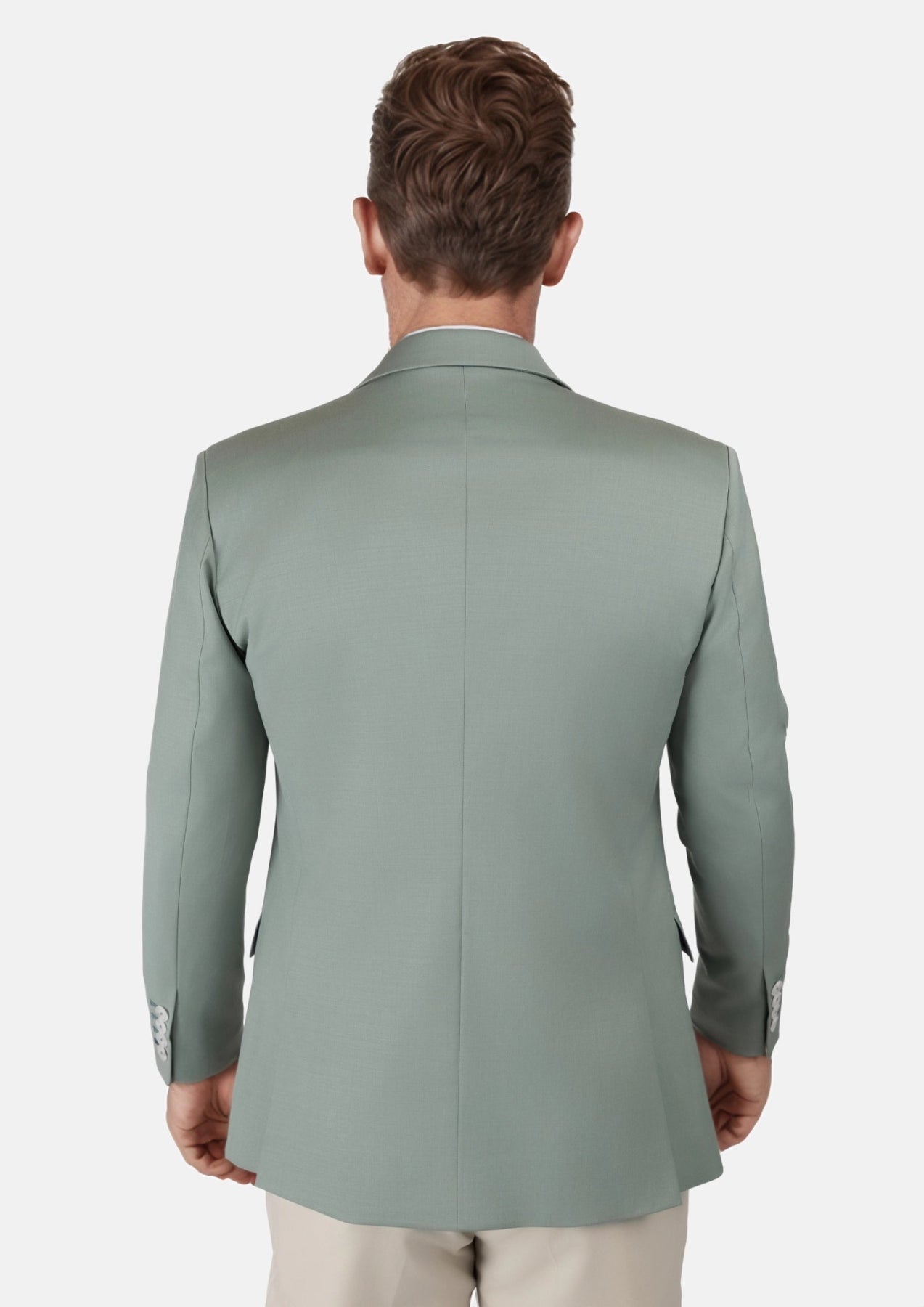 Jade Green Performance Wool Jacket - SARTORO