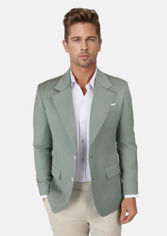 Jade Green Performance Wool Jacket - SARTORO