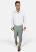 Jade Green Performance Wool Pants - SARTORO