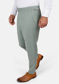 Jade Green Performance Wool Pants - SARTORO