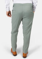 Jade Green Performance Wool Pants - SARTORO512