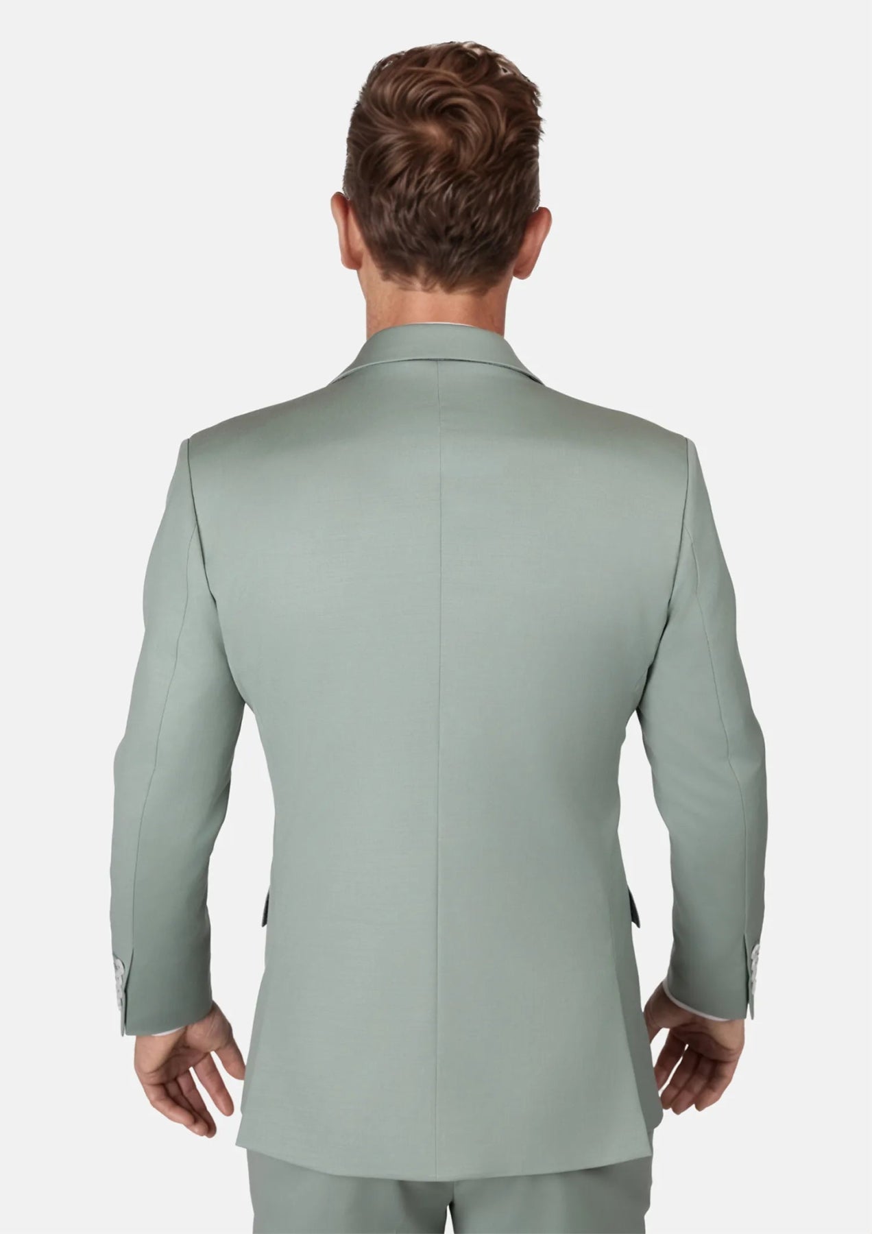 Jade Green Performance Wool Suit - SARTORO218