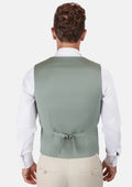 Jade Green Performance Wool Vest - SARTORO