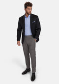 Jet Black Performance Stretch Jacket - SARTORO