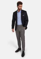Jet Black Performance Stretch Jacket - SARTORO0
