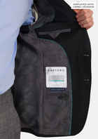 Jet Black Performance Stretch Jacket - SARTORO306