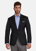 Jet Black Performance Stretch Jacket - SARTORO