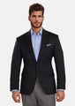 Jet Black Performance Stretch Jacket - SARTORO