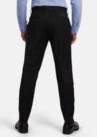 Jet Black Performance Stretch Pants - SARTORO256