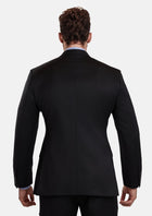 Jet Black Performance Stretch Suit - SARTORO237
