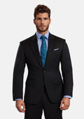 Jet Black Performance Stretch Suit - SARTORO