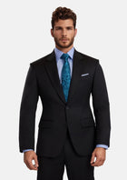 Jet Black Performance Stretch Suit - SARTORO48