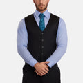 Jet Black Performance Stretch Vest - SARTORO