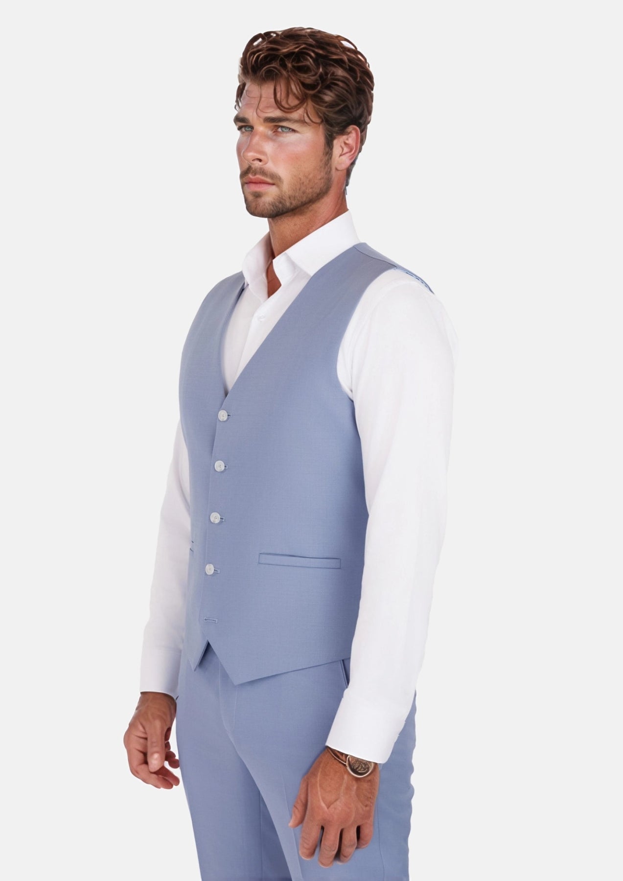 Jordy Blue Vest - SARTORO