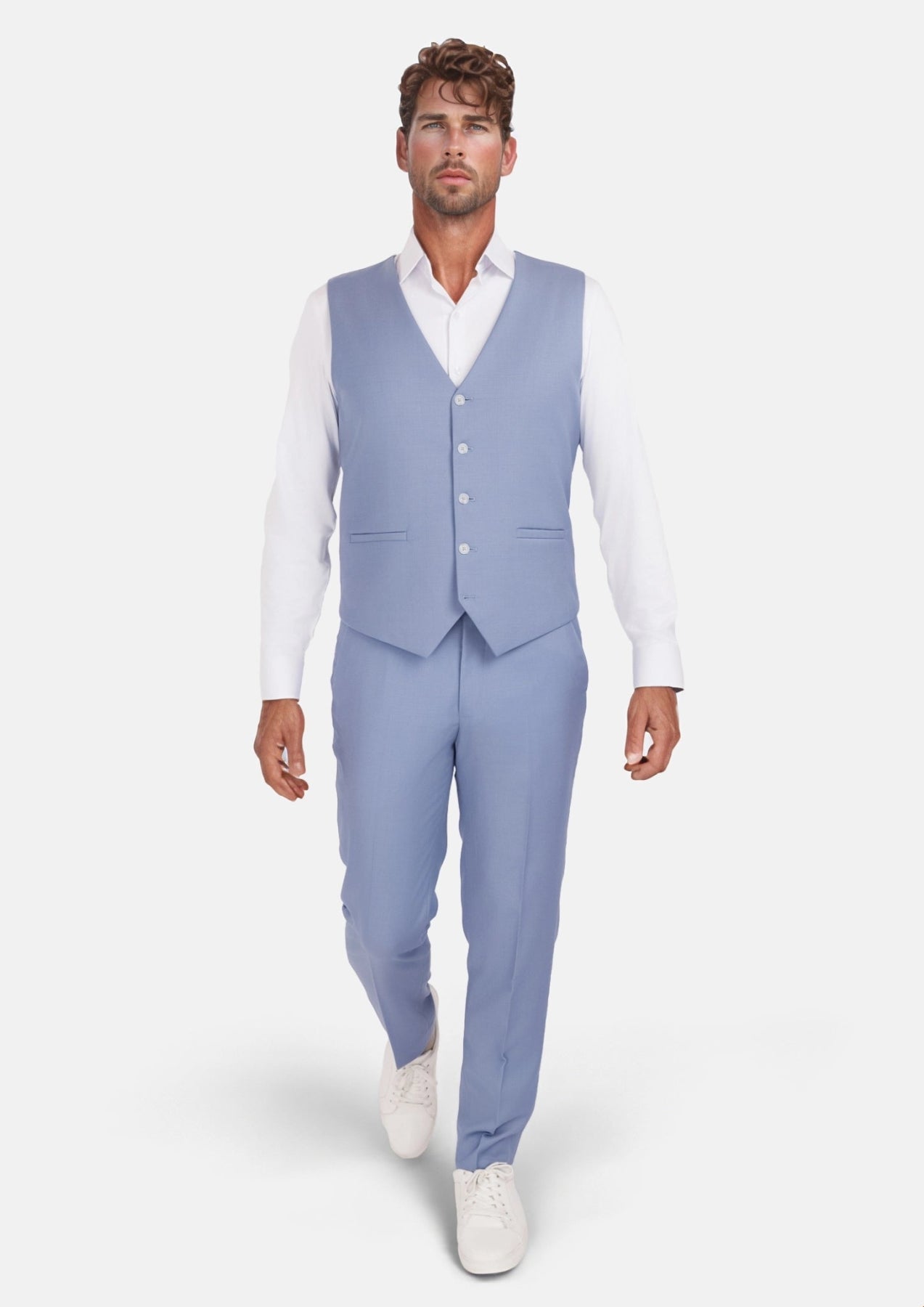 Jordy Blue Vest - SARTORO
