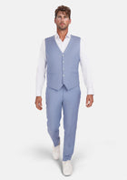 Jordy Blue Vest - SARTORO751