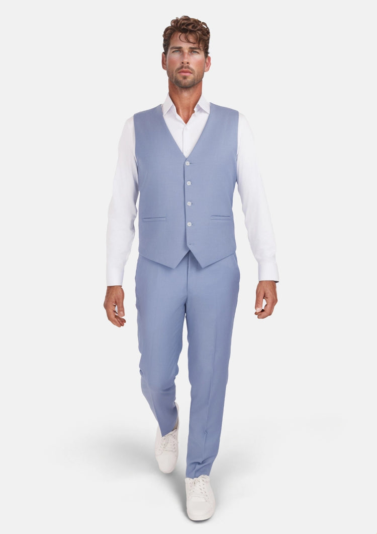 Jordy Blue Vest - SARTORO896