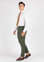 Juniper Green Linen Pants - SARTORO585