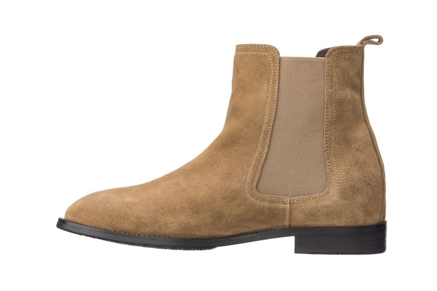 Khaki Brown Suede Chelsea Boot - 2721