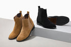 Khaki Brown Suede Chelsea Boot - 2699