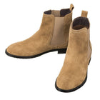 Khaki Brown Suede Chelsea Boot - 2525