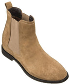 Khaki Brown Suede Chelsea Boot - 2725