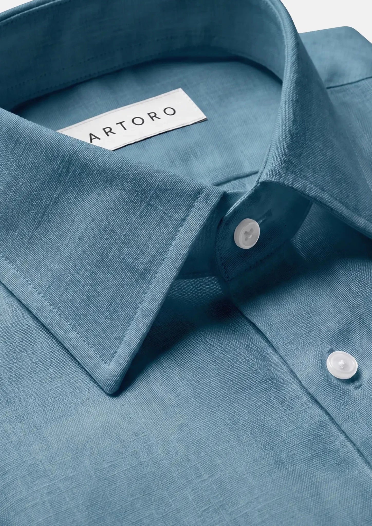 Koi Blue Linen Shirt231