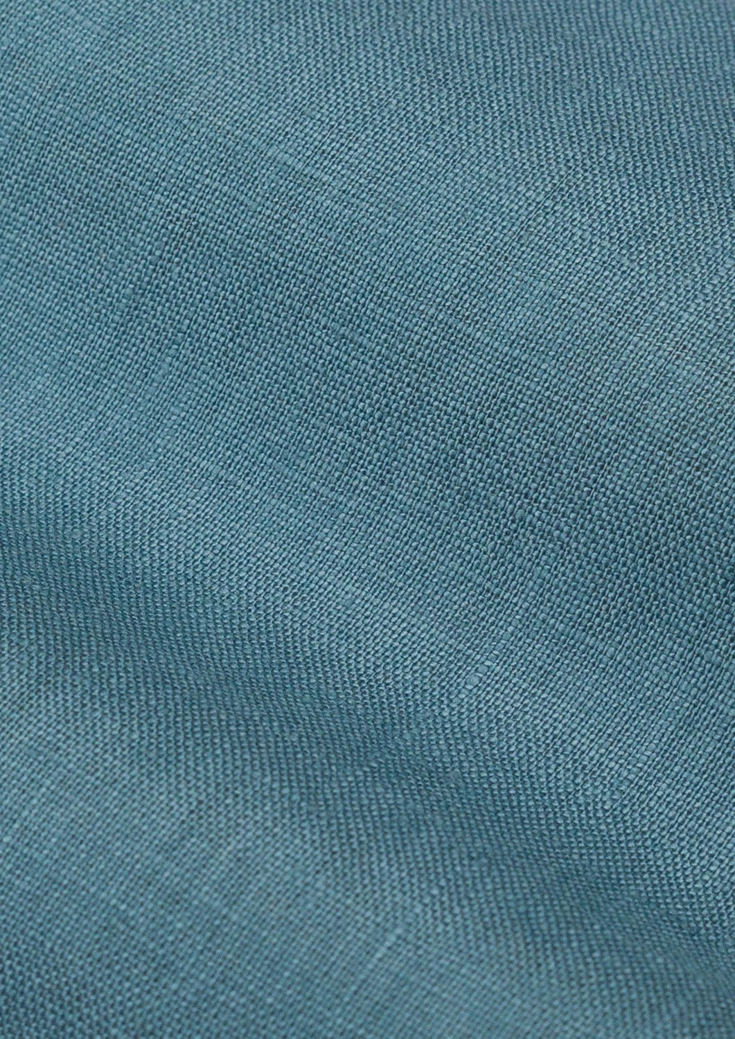 Koi Blue Linen Shirt - SARTORO