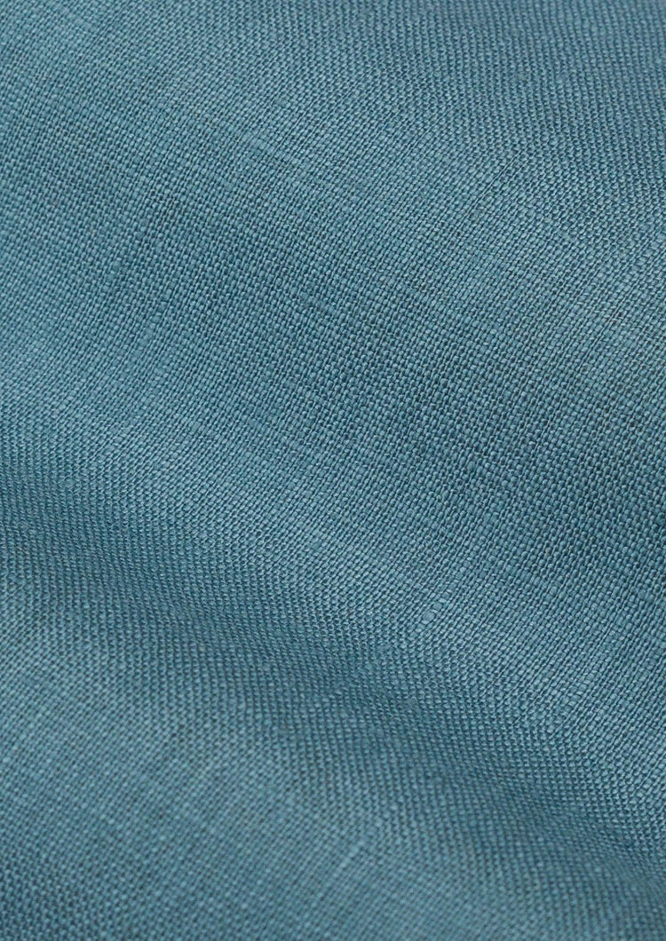 Koi Blue Linen Shirt - SARTORO982