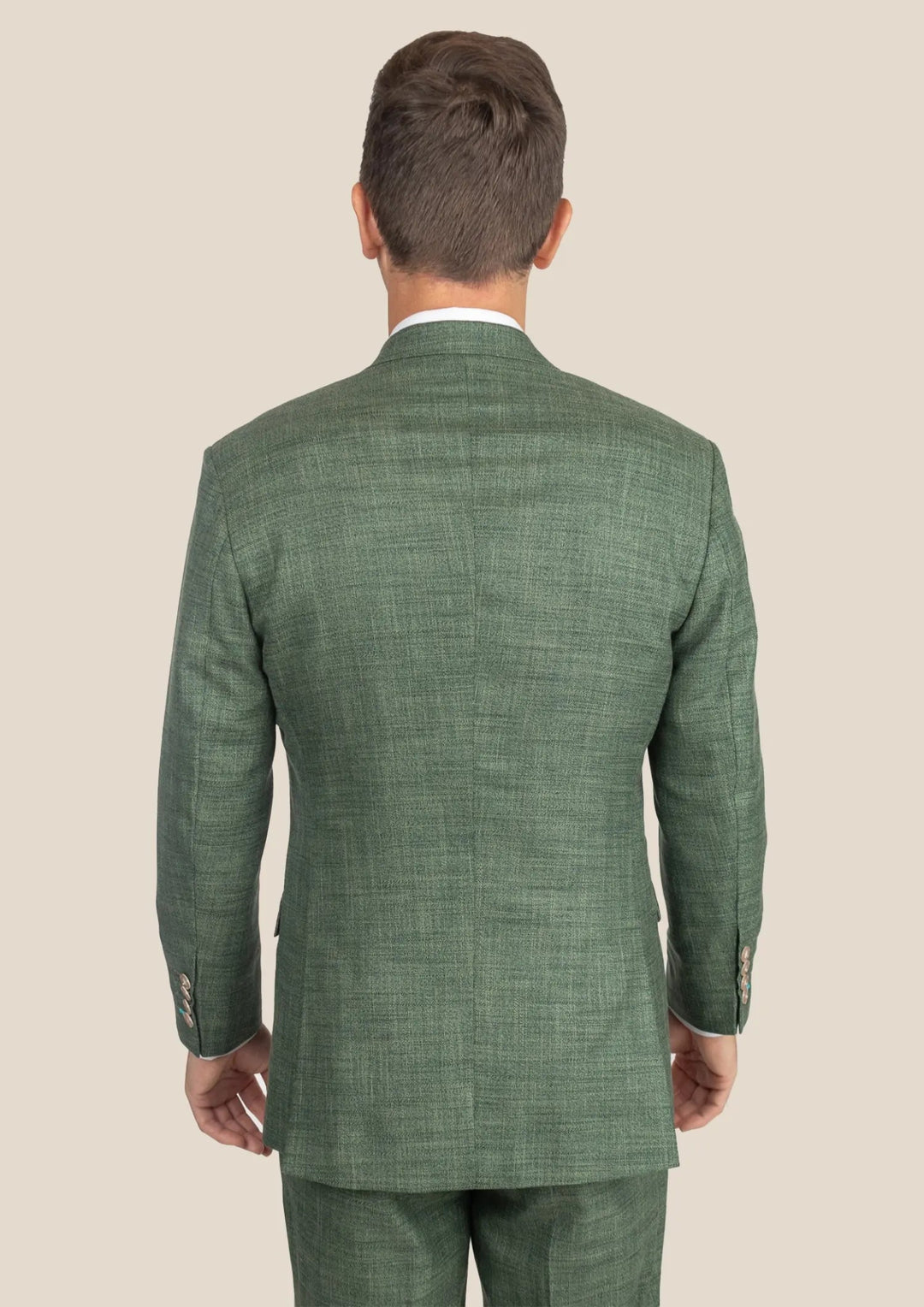 Lafayette Aspen Green Hopsack Suit - SARTORO