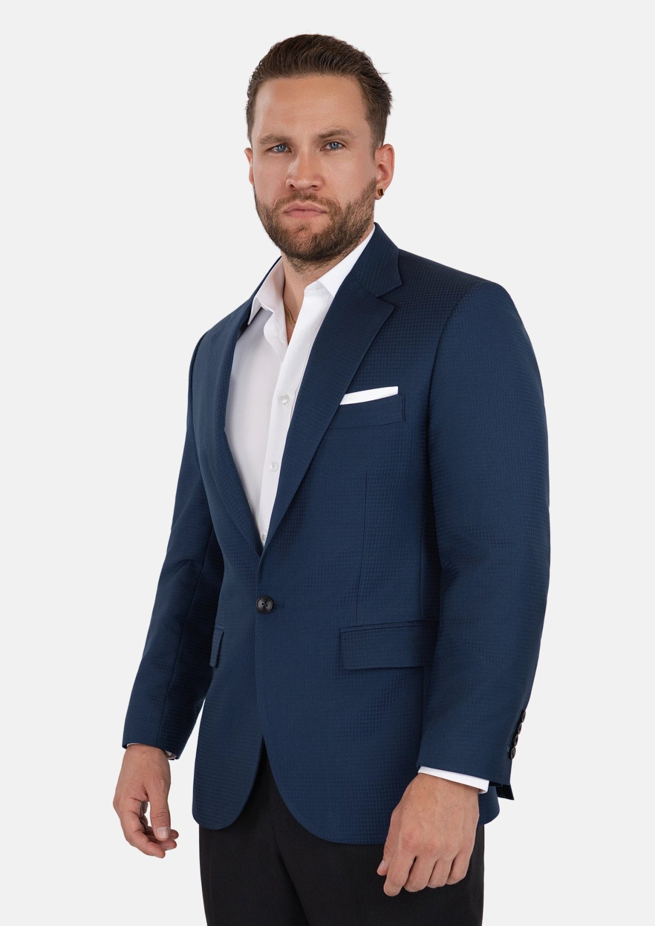 Lafayette Blue Microcheck Jacket
