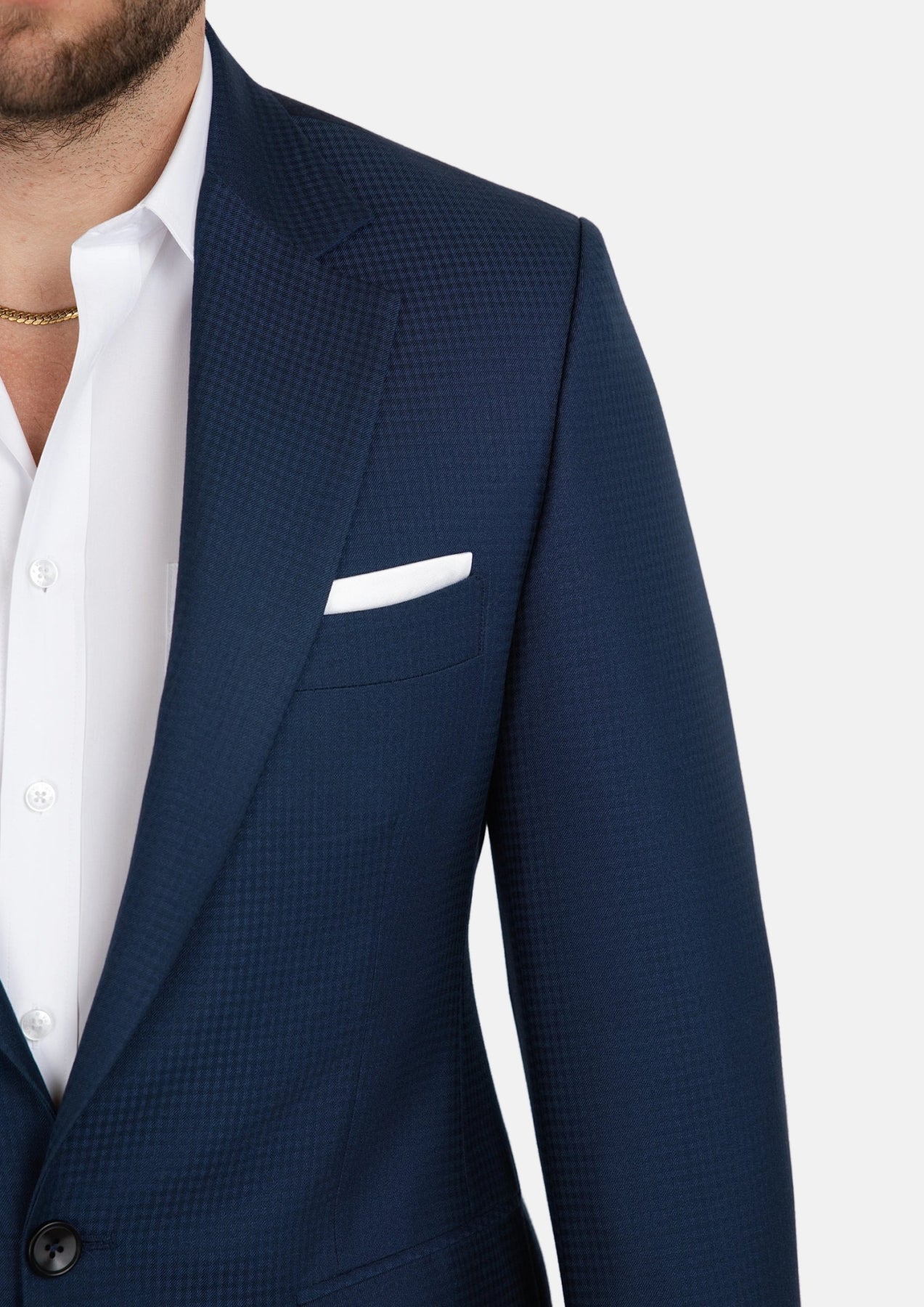 Lafayette Blue Microcheck Jacket