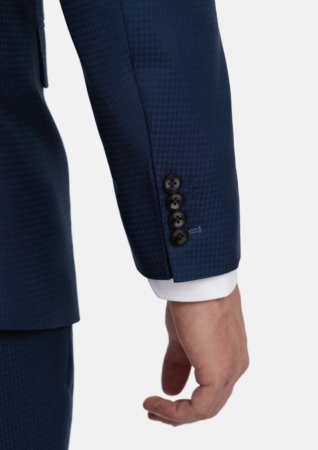 Lafayette Blue Microcheck Suit - SARTORO