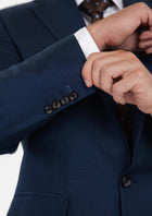 Lafayette Blue Microcheck Suit - SARTORO631