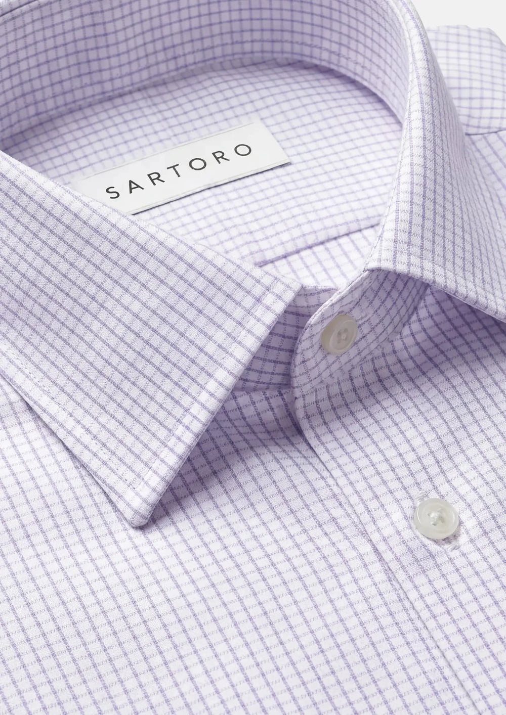 Lavender Gridline Shirt686