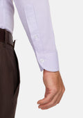 Lavender Micro Grid Shirt - SARTORO