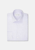 Lavender Micro Grid Shirt - SARTORO