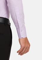 Lavender Plaid Shirt - SARTORO17