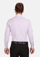 Lavender Plaid Shirt - SARTORO862