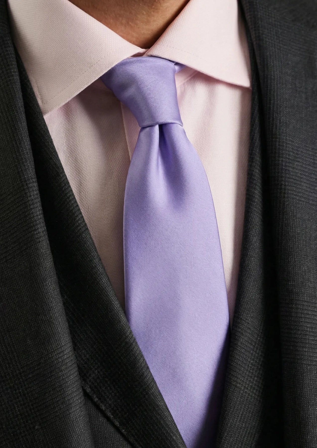 Lavender Purple Tie - SARTORO876